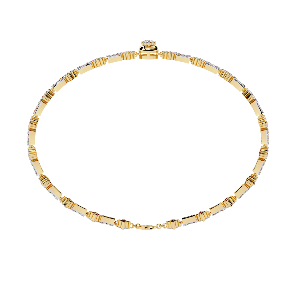 Round Cut Lab Grown Diamond Unique Delicate Classic Wedding Tennis Bracelet Gift For Women's - HIGHCARAT DIAMONDS