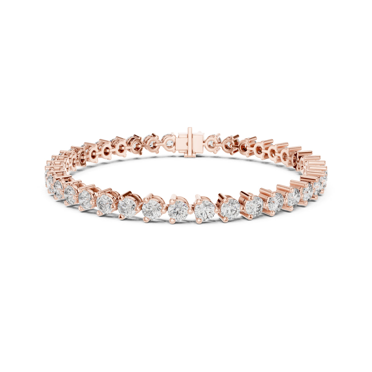 7.22 CT Round Cut Diamond Antique Delicate Vintage Sparkling Bridesmaid Tennis Bracelet Gift For Women's - HIGHCARAT DIAMONDS