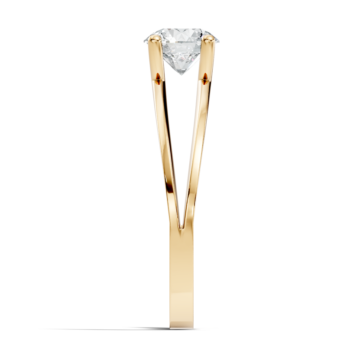 Solitaire Round Cut Lab Grown Diamond Vintage Delicate Cluster Stunning Daily Wear Ring For Her - HIGHCARAT DIAMONDS