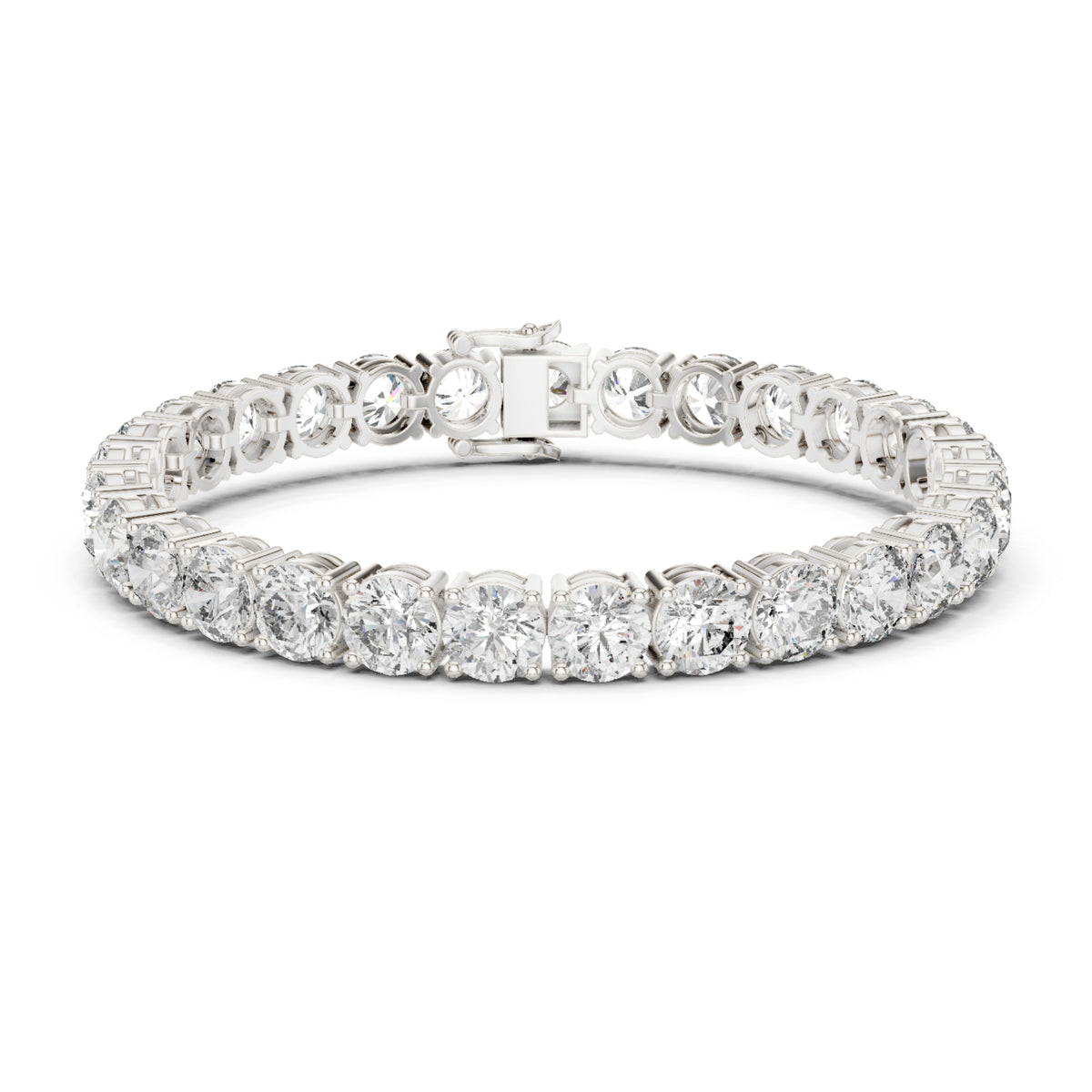 24.36Ct Round Cut Lab Grown Diamond Vintage Delicate Hand Crafted Dainty Bridesmaid Bracelet For Gift - HIGHCARAT DIAMONDS