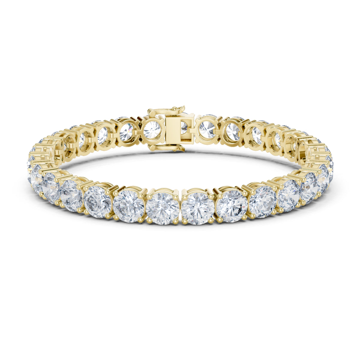 24.36Ct Round Cut Lab Grown Diamond Vintage Delicate Hand Crafted Dainty Bridesmaid Bracelet For Gift - HIGHCARAT DIAMONDS