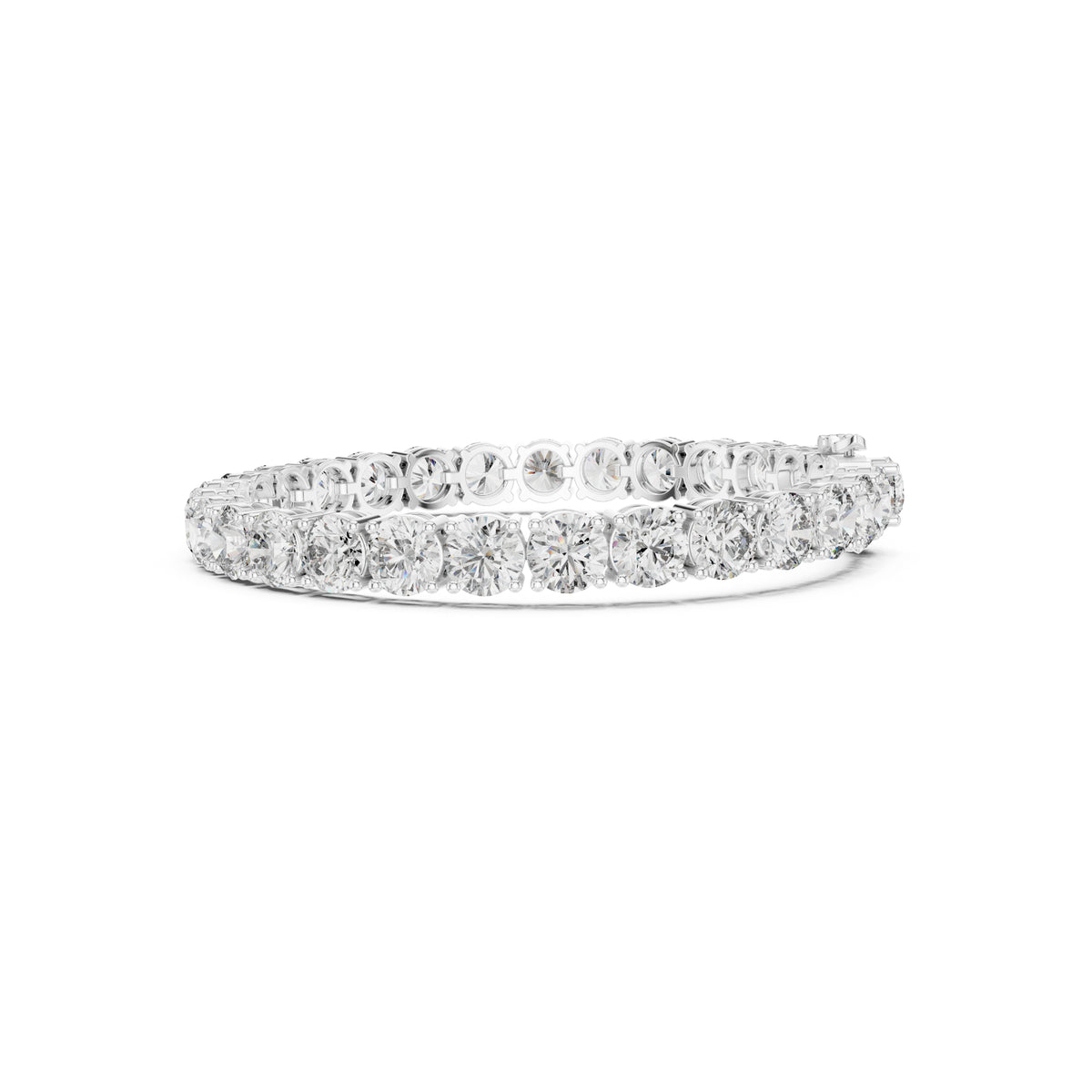 24.36Ct Round Cut Lab Grown Diamond Vintage Delicate Hand Crafted Dainty Bridesmaid Bracelet For Gift - HIGHCARAT DIAMONDS