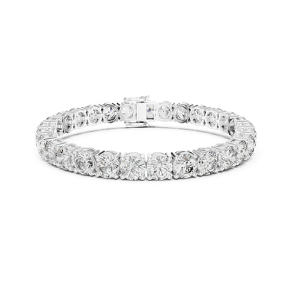 24.36Ct Round Cut Lab Grown Diamond Vintage Delicate Hand Crafted Dainty Bridesmaid Bracelet For Gift - HIGHCARAT DIAMONDS