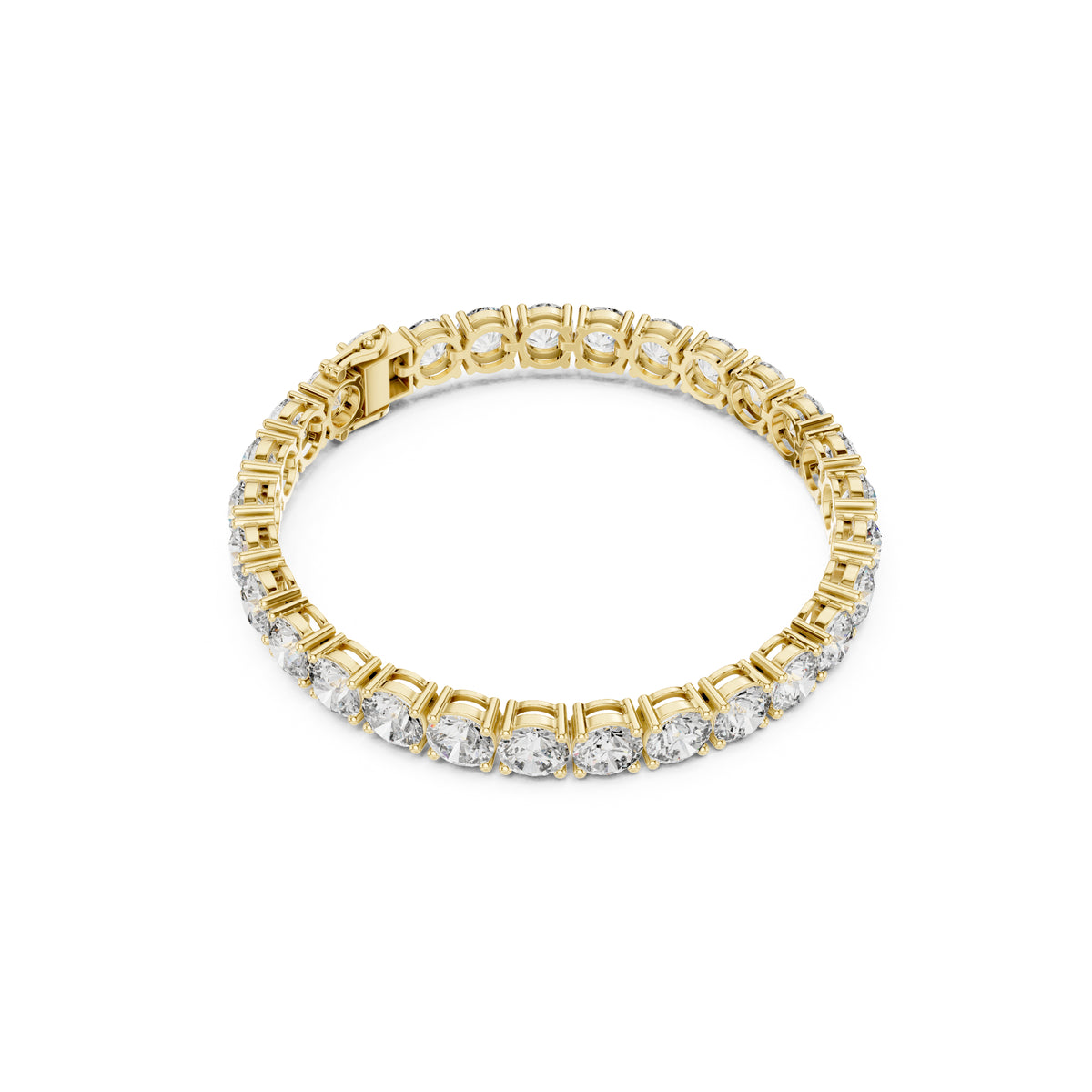 24.36Ct Round Cut Lab Grown Diamond Vintage Delicate Hand Crafted Dainty Bridesmaid Bracelet For Gift - HIGHCARAT DIAMONDS