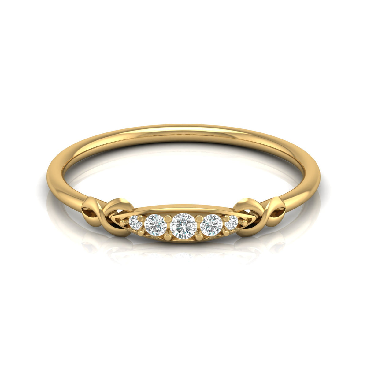 Round Cut Labgrown Or Natural Diamond Women jewelry Band Rings Unique & Charming - HIGHCARAT DIAMONDS