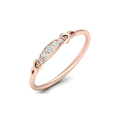 Round Cut Labgrown Or Natural Diamond Women jewelry Band Rings Unique & Charming - HIGHCARAT DIAMONDS