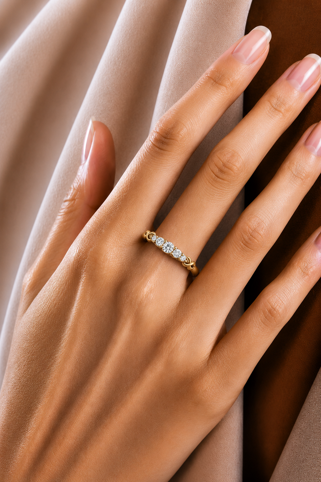 Round Cut Labgrown Or Natural Diamond Women jewelry Band Rings Unique & Charming - HIGHCARAT DIAMONDS
