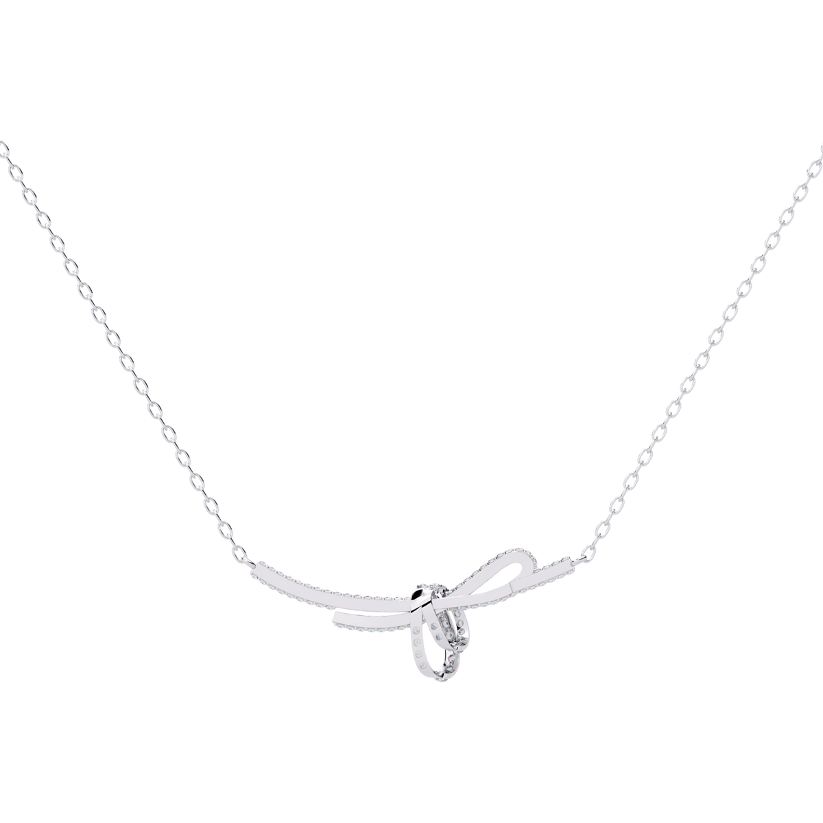 Round Cut Natural & Lab Grown  White Colorless Diamond Vintage Cluster Party Wear Anek Necklace Gift For anniversary - HIGHCARAT DIAMONDS