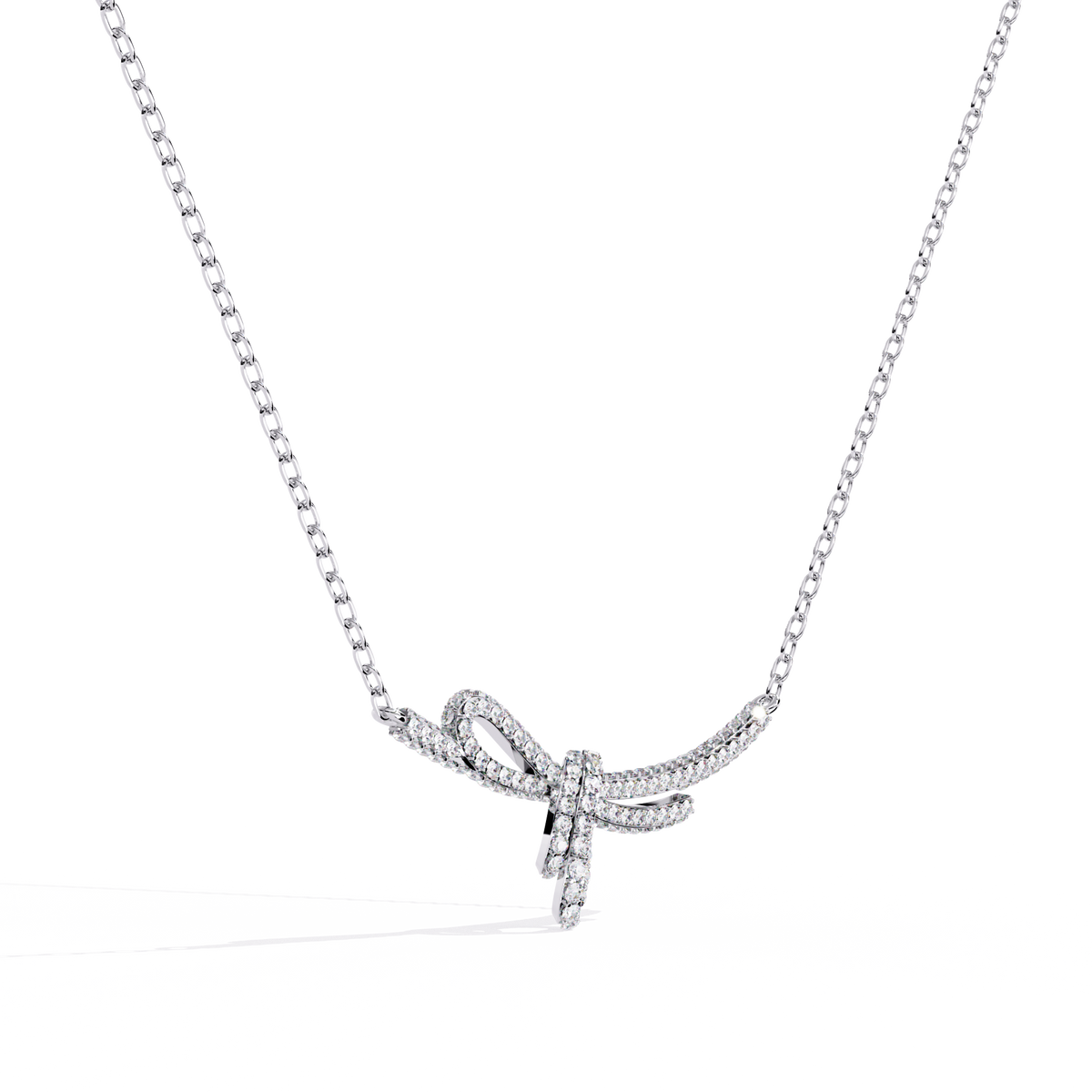 Round Cut Natural & Lab Grown  White Colorless Diamond Vintage Cluster Party Wear Anek Necklace Gift For anniversary - HIGHCARAT DIAMONDS