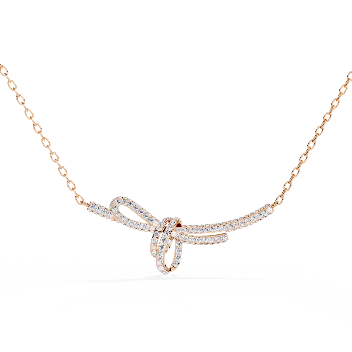 Round Cut Natural & Lab Grown  White Colorless Diamond Vintage Cluster Party Wear Anek Necklace Gift For anniversary - HIGHCARAT DIAMONDS