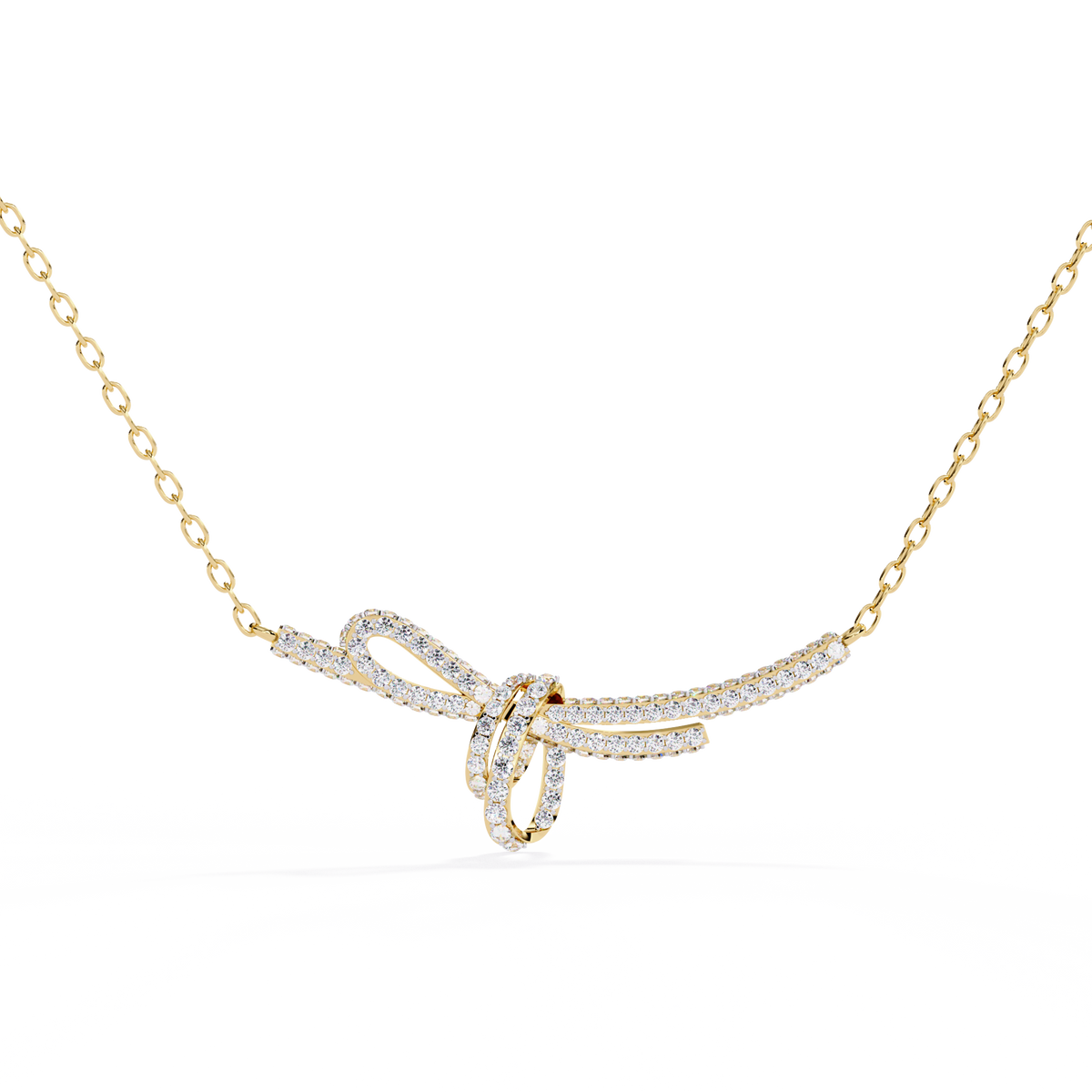 Round Cut Natural & Lab Grown  White Colorless Diamond Vintage Cluster Party Wear Anek Necklace Gift For anniversary - HIGHCARAT DIAMONDS