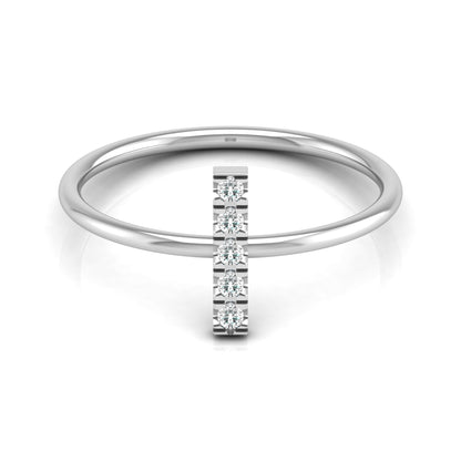 Round Cut Natural Or Labgrown Diamond Ecofriendly Daily Wear Band Ring For Her - HIGHCARAT DIAMONDS