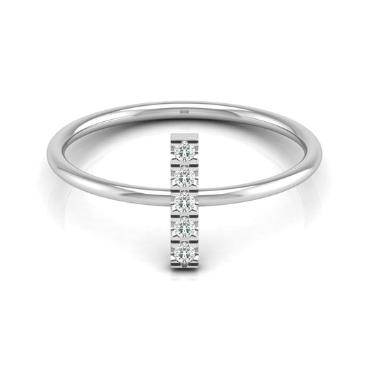 Round Cut Natural Or Labgrown Diamond Ecofriendly Daily Wear Band Ring For Her - HIGHCARAT DIAMONDS