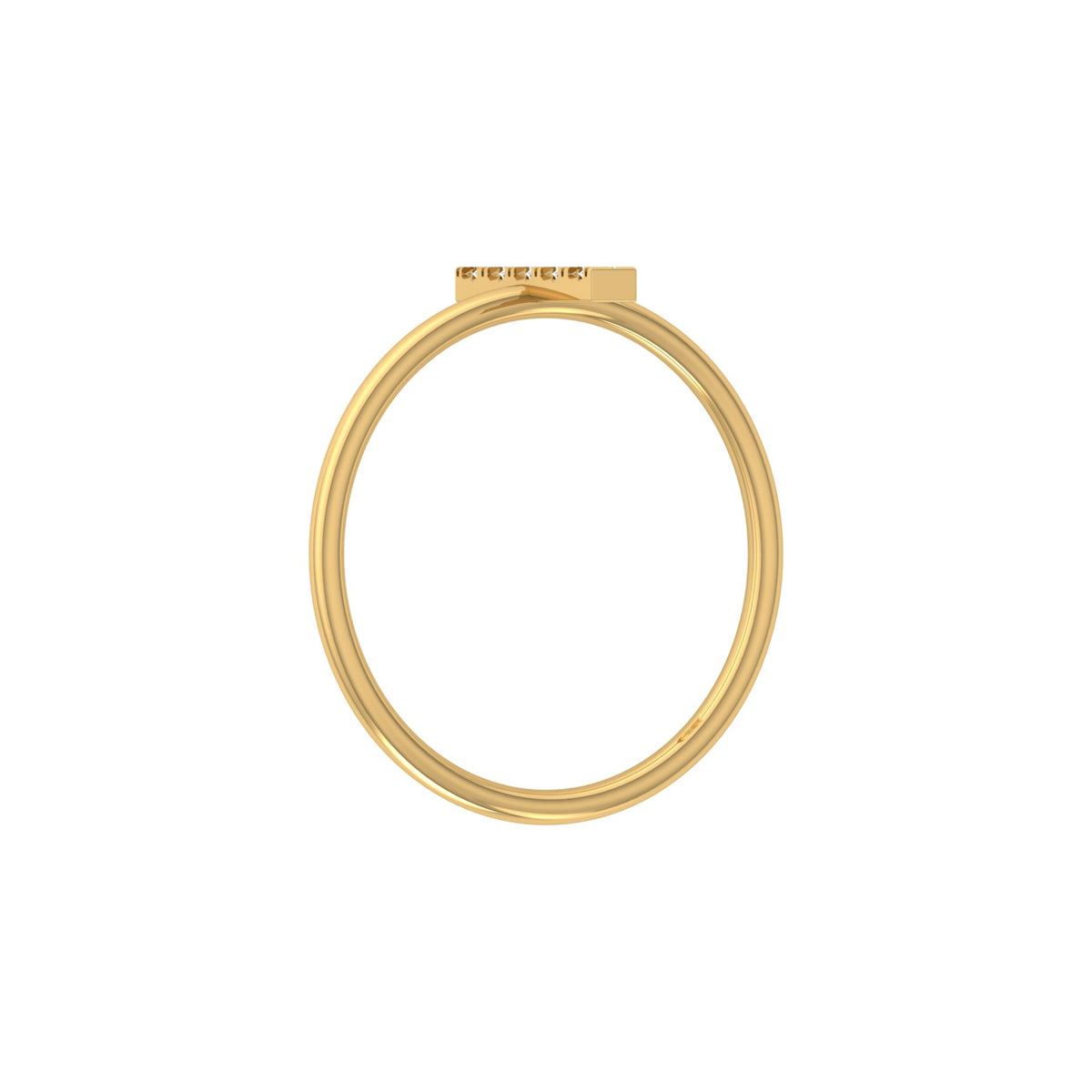 Round Cut Natural Or Labgrown Diamond Ecofriendly Daily Wear Band Ring For Her - HIGHCARAT DIAMONDS