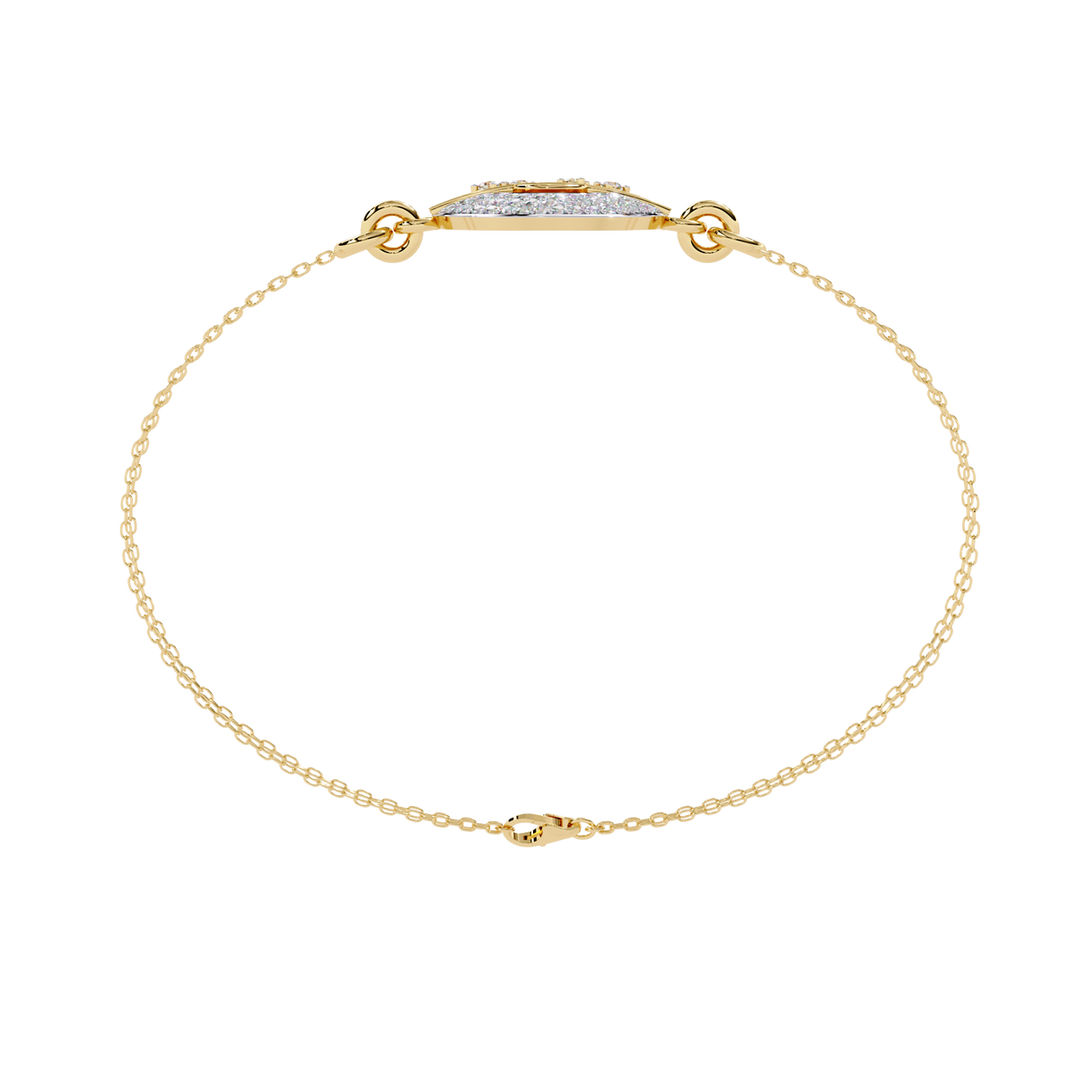 Round Cut Top Grade Diamond Unique 14k Solid Rose Gold Minimalist Handcrafted Cuff Bracelet For Women's - HIGHCARAT DIAMONDS