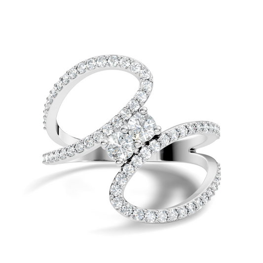 Round Cut Top Grade Lab Grown Diamond Antique Prong Set Handcrafted Vintage Party Wear Ring For Her - HIGHCARAT DIAMONDS