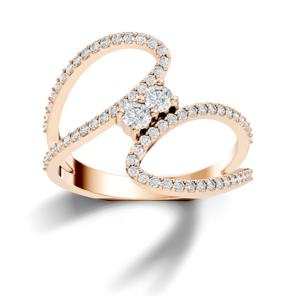 Round Cut Top Grade Lab Grown Diamond Antique Prong Set Handcrafted Vintage Party Wear Ring For Her - HIGHCARAT DIAMONDS