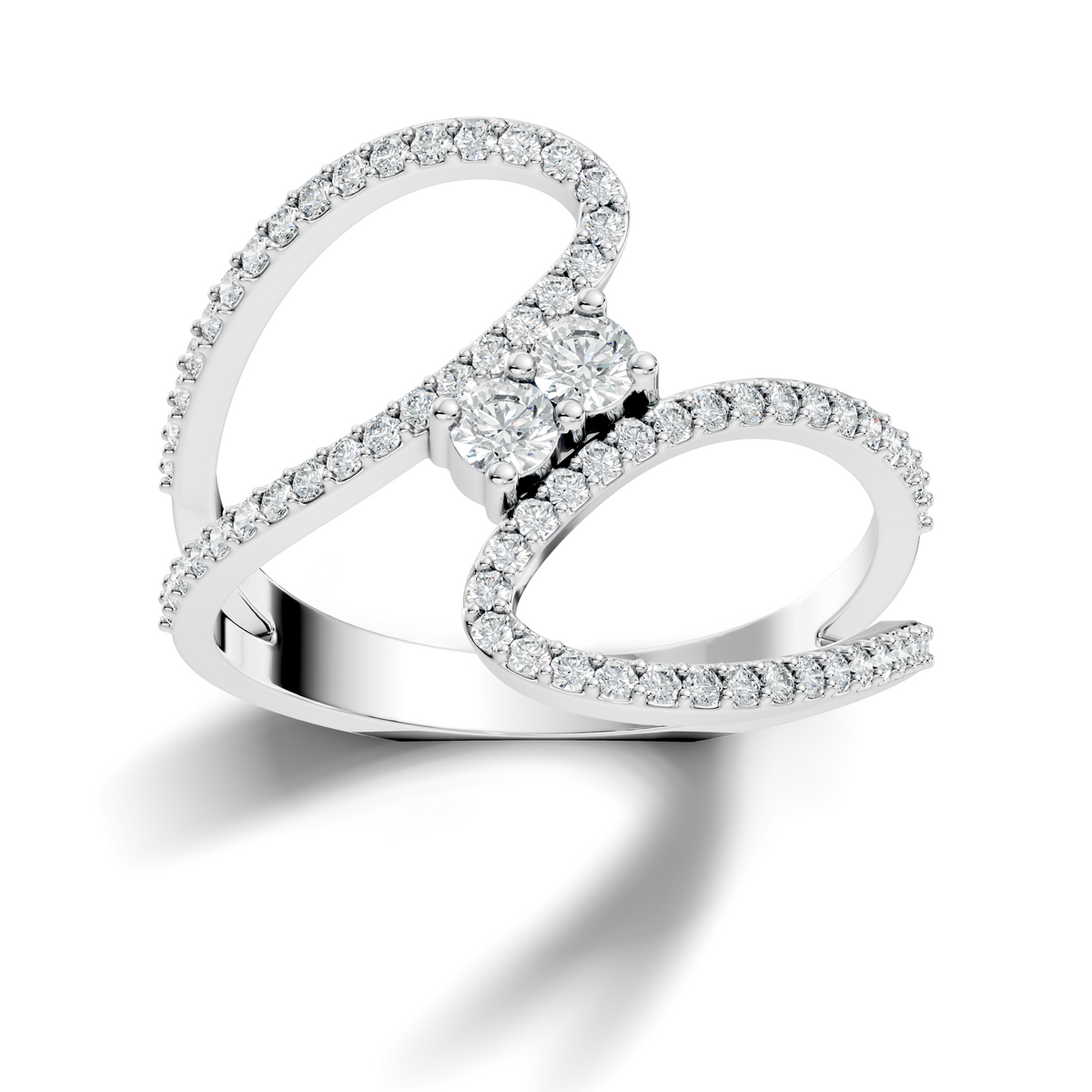 Round Cut Top Grade Lab Grown Diamond Antique Prong Set Handcrafted Vintage Party Wear Ring For Her - HIGHCARAT DIAMONDS