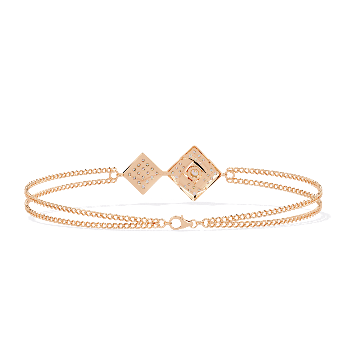 Round Cut Top Grade Natural Diamond Stunning Minimalist Dainty Party Wear Bracelet For Her - HIGHCARAT DIAMONDS