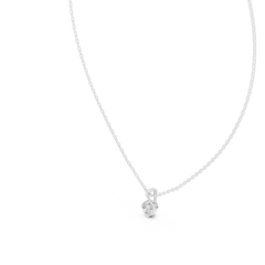 0.50 CT Round Cut labgrown Diamond Solitaire Pendant Elegant Jewelry For Her - HIGHCARAT DIAMONDS