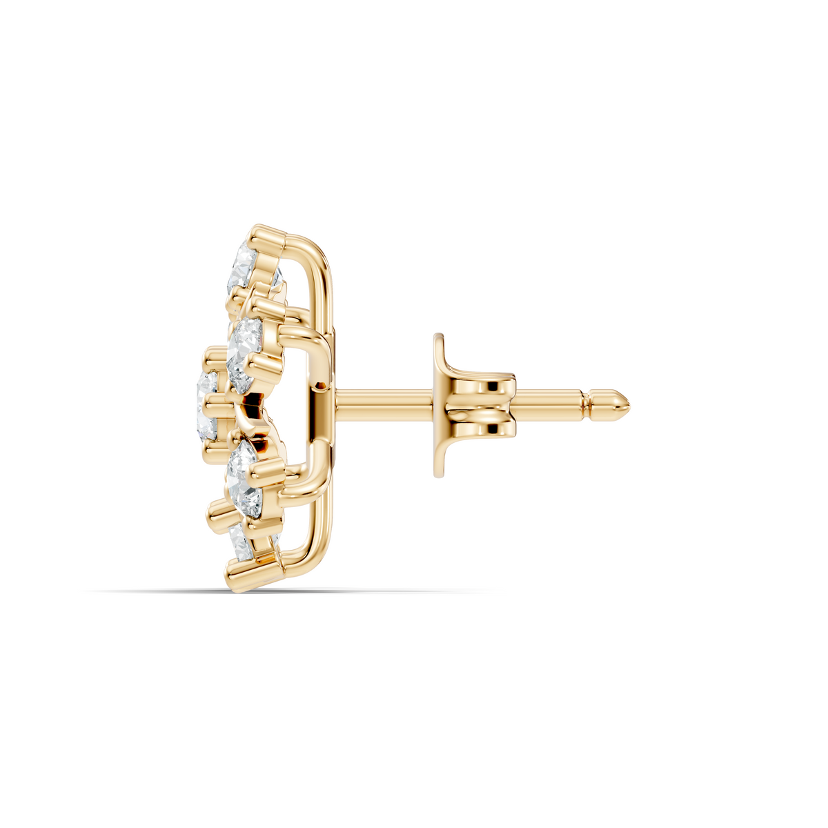 Stunning 1.34 CT Round Cut Diamond Stud Earrings Lab-Grown & Natural - HIGHCARAT DIAMONDS