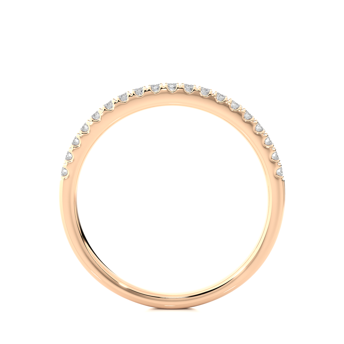 Full Eternity Wedding Band With Round Labgrown Diamonds Classic And Timeless Design - HIGHCARAT DIAMONDS