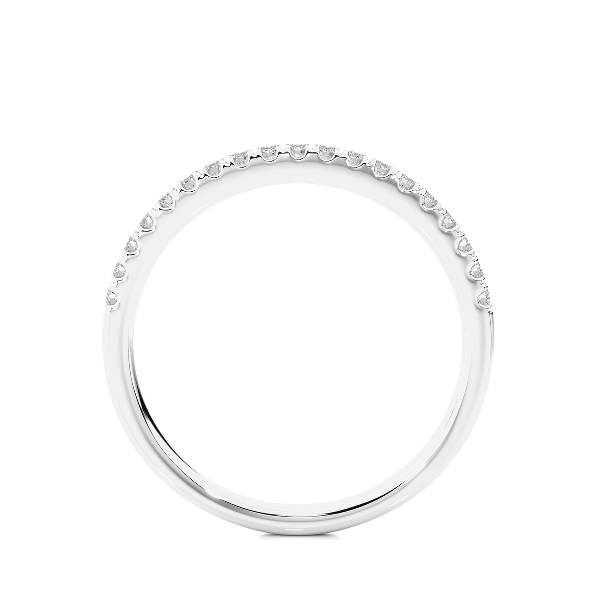 Full Eternity Wedding Band With Round Labgrown Diamonds Classic And Timeless Design - HIGHCARAT DIAMONDS