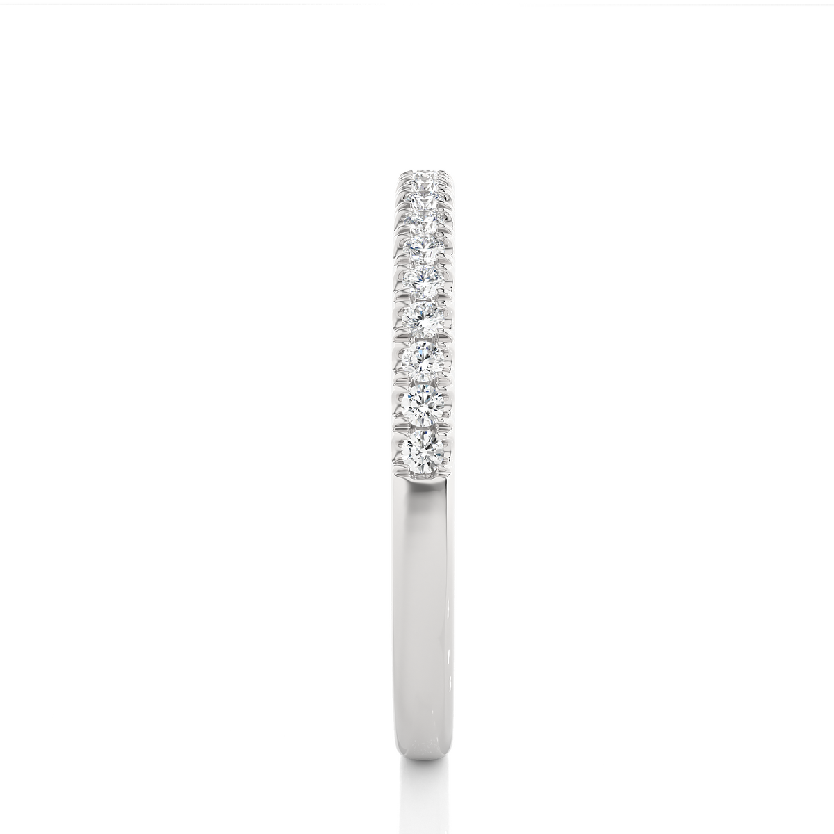 Full Eternity Wedding Band With Round Labgrown Diamonds Classic And Timeless Design - HIGHCARAT DIAMONDS