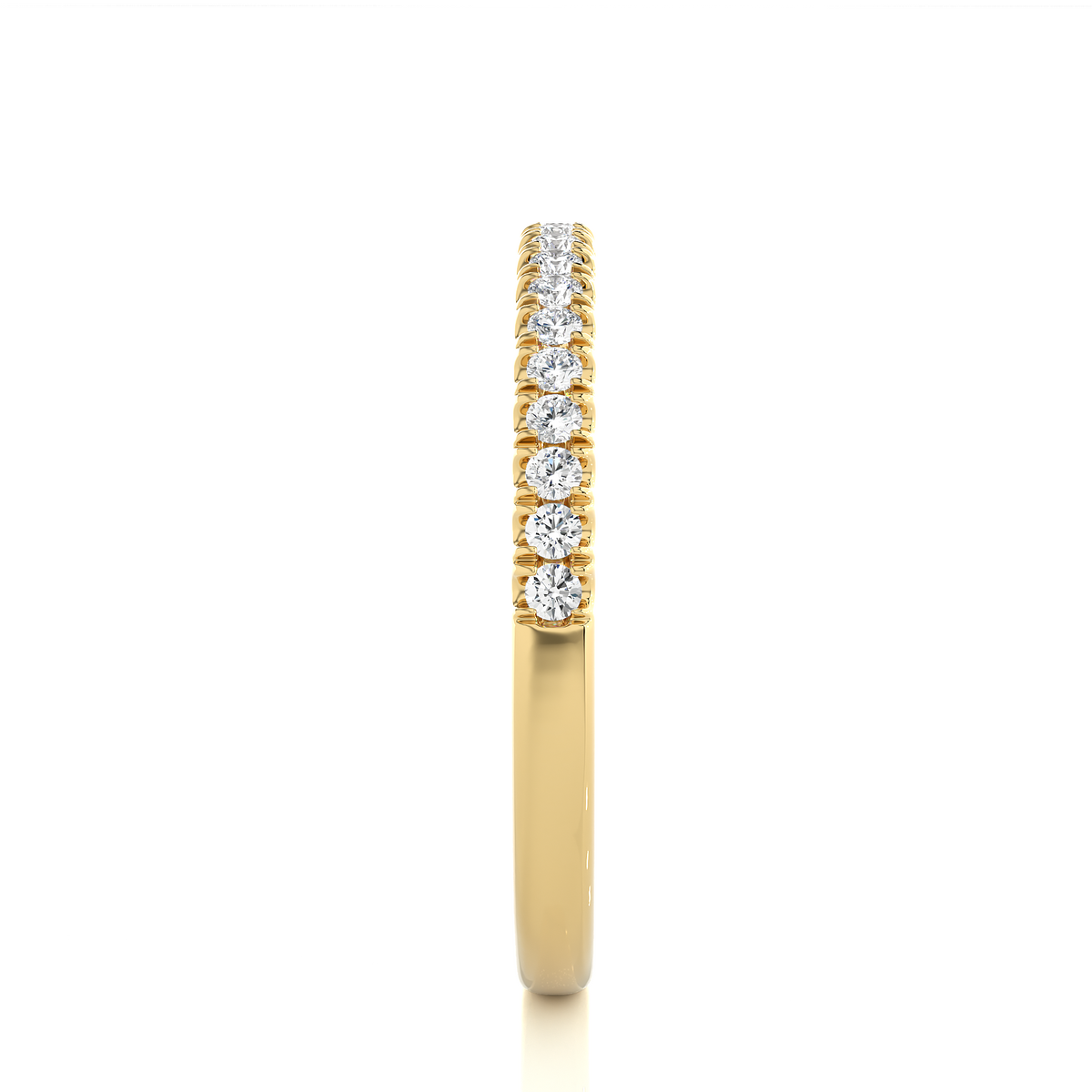 Full Eternity Wedding Band With Round Labgrown Diamonds Classic And Timeless Design - HIGHCARAT DIAMONDS