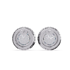 Round Lab Grown Diamond Halo Stud Earrings - HIGHCARAT DIAMONDS