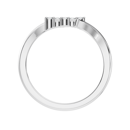 Vintage Round Cut White Colorless Diamond Elegant Art Deco Dainty Stunning Party Wear Ring For Her - HIGHCARAT DIAMONDS
