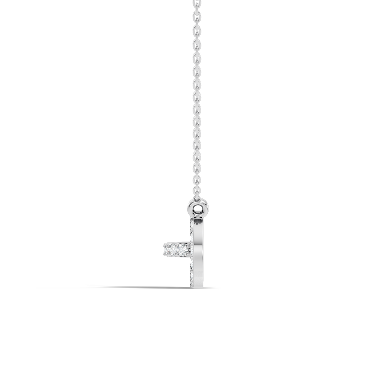 Elegant Interlocking Round Diamond Pendant in 14K Yellow Gold Stylish Jewelry - HIGHCARAT DIAMONDS