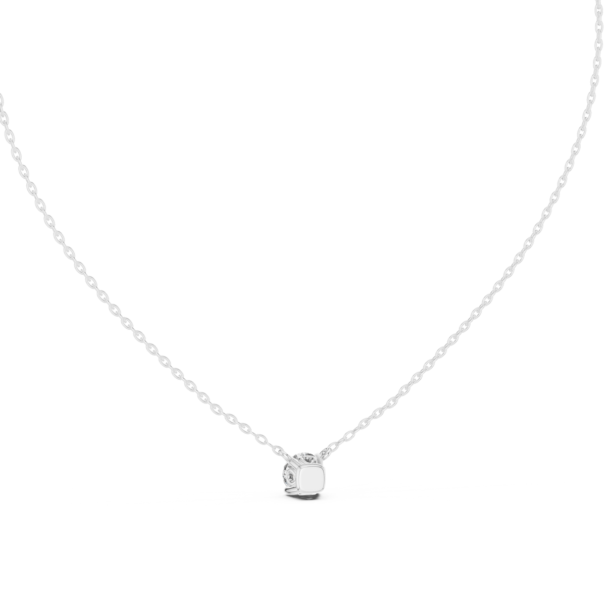Stunning 10k Solid Yellow Gold Round Shape 0.85 Ct Lab Grown Diamond Pendant For Her - HIGHCARAT DIAMONDS