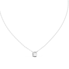 Stunning 10k Solid Yellow Gold Round Shape 0.85 Ct Lab Grown Diamond Pendant For Her - HIGHCARAT DIAMONDS