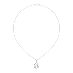 Elegant Pear Cut Lab-Grown Diamond Pendant Stunning Round Diamond Gift for Anniversary - HIGHCARAT DIAMONDS
