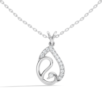 Classical Vintage Round Pendant Natural & Lab Diamonds Affordable Jewelry For Her - HIGHCARAT DIAMONDS