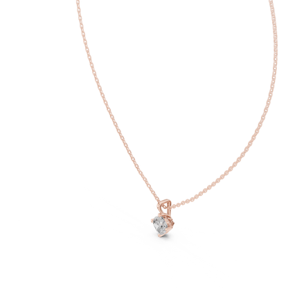 Elegance Cushion Shape Lab Grown Unique Shining Diamond Pendant For Occasional Wear - HIGHCARAT DIAMONDS