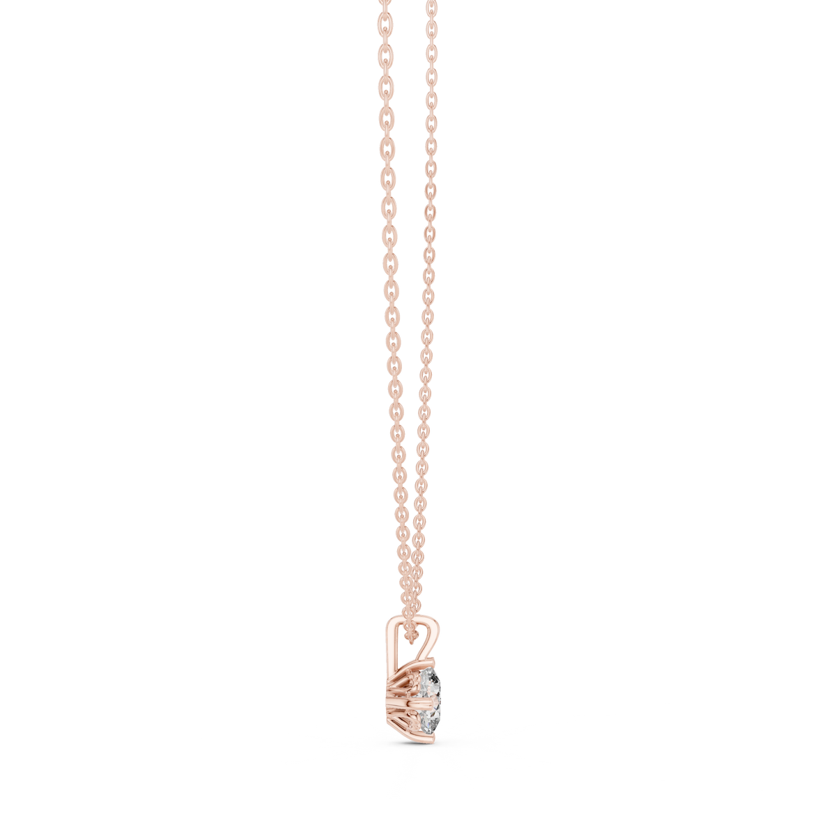 Elegance Cushion Shape Lab Grown Unique Shining Diamond Pendant For Occasional Wear - HIGHCARAT DIAMONDS