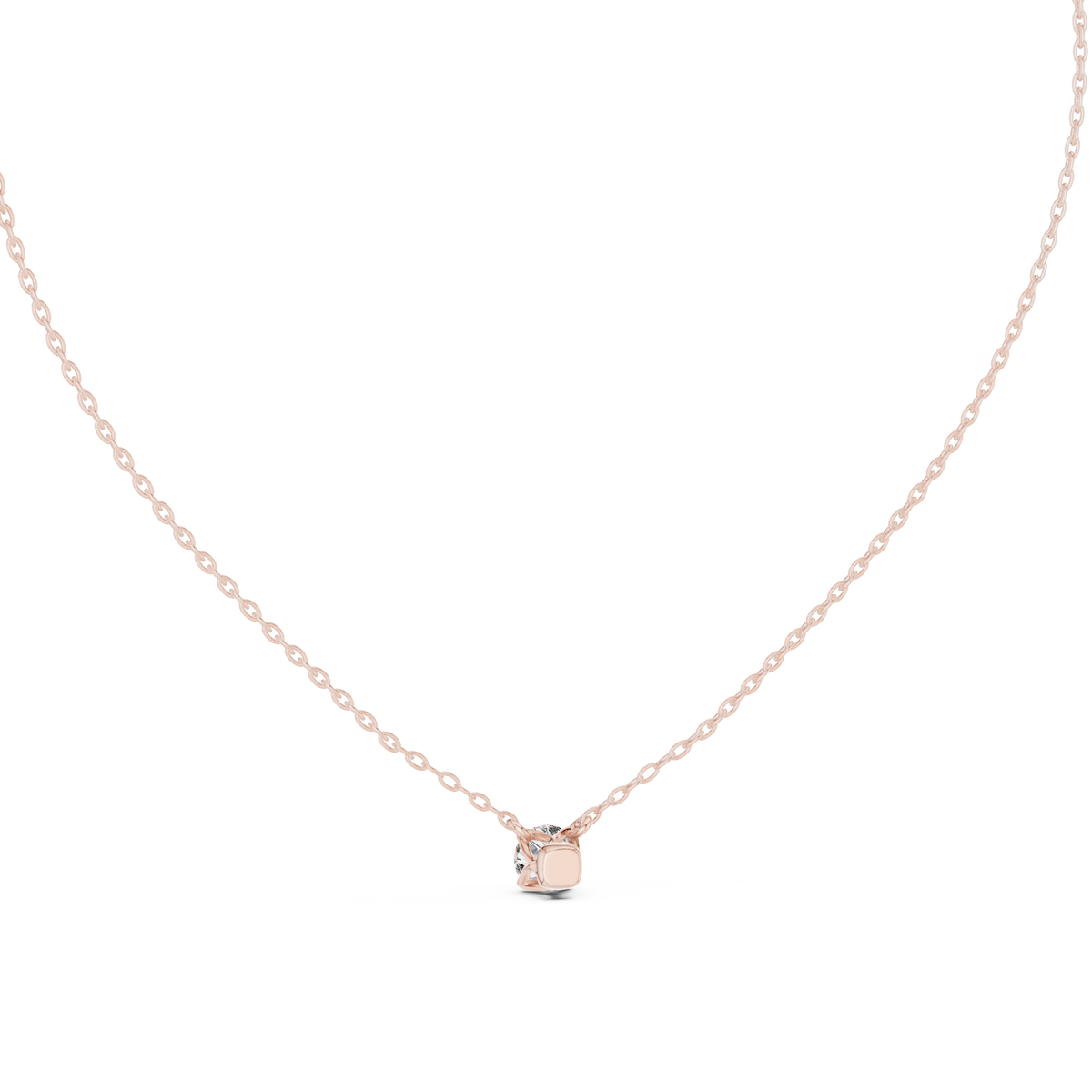 Classic 0.50 CT Round Cut labgrown Diamond Solitaire Pendant Minimalist Jewelry Collection - HIGHCARAT DIAMONDS