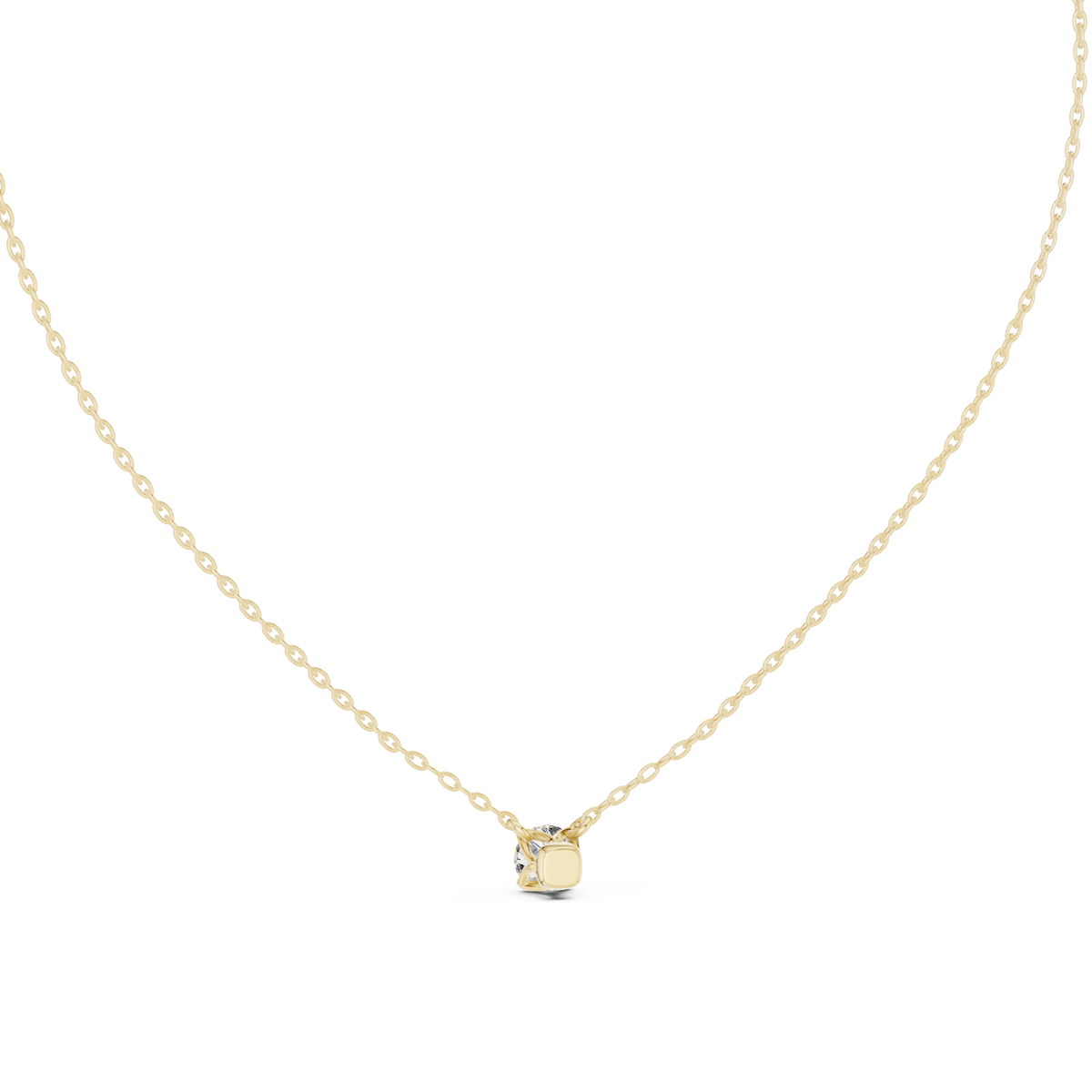 Classic 0.50 CT Round Cut labgrown Diamond Solitaire Pendant Minimalist Jewelry Collection - HIGHCARAT DIAMONDS