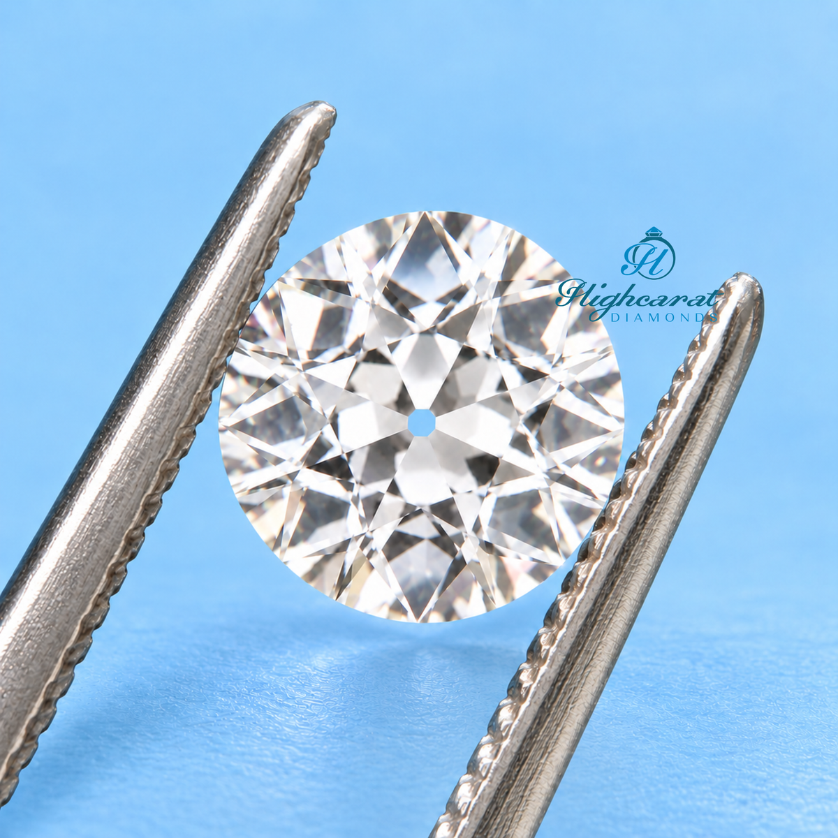 Classic Round Old Mine Cut Lab Grown Diamond