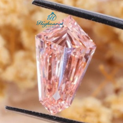 Shield Cut Pink Color Loose Diamond Unique Lab Grown Diamond Use For All Jewelry - HIGHCARAT DIAMONDS