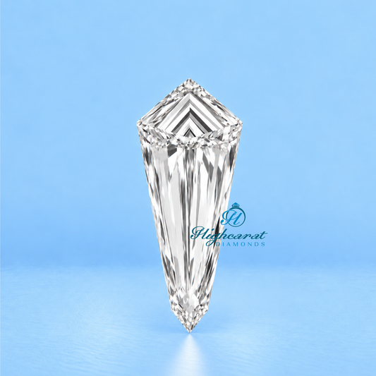Shield Cut Lab Grown Unique Geometric Diamond