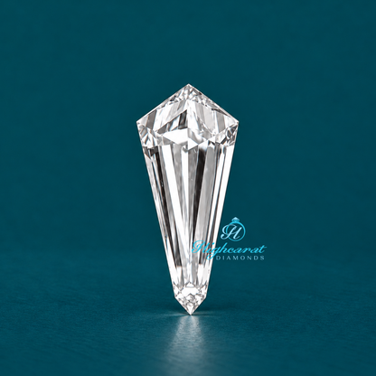 Shield Cut Lab Grown Unique Geometric Diamond