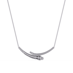 Signature 14K Gold Lab Grown Diamond Panther Necklace pendant - HIGHCARAT DIAMONDS