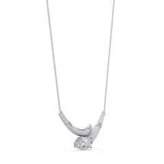 Signature 14K Gold Lab Grown Diamond Panther Necklace pendant - HIGHCARAT DIAMONDS