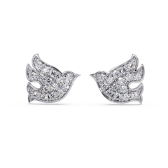 Sparrow Shape Lab Grown Diamond Stud Earrings - HIGHCARAT DIAMONDS