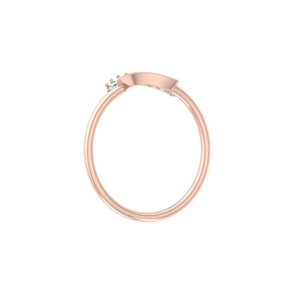 Stackable Princess Cut Diamond Ring Elegant Minimalist Band for Women In Lab Or Natural Diamonds - HIGHCARAT DIAMONDS