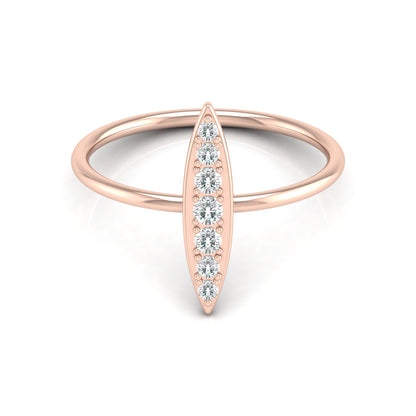Timeless Elegance 14KT Gold Round Stone Band Ring With Comfort Fit For Womens - HIGHCARAT DIAMONDS