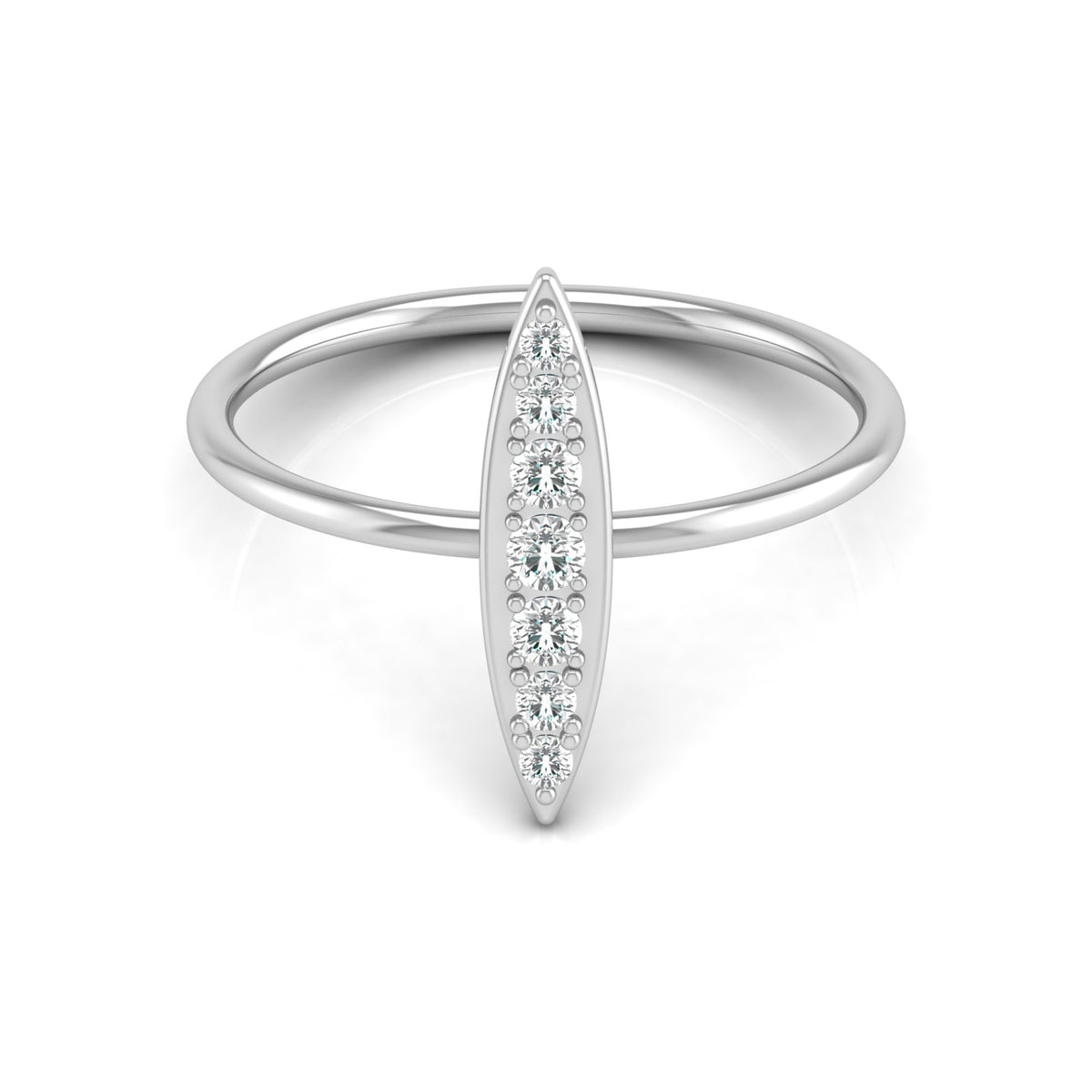Timeless Elegance 14KT Gold Round Stone Band Ring With Comfort Fit For Womens - HIGHCARAT DIAMONDS